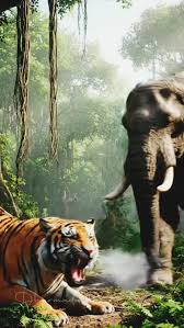 TIGER VS ELEPHANT – UNBELIEVABLE MOMENT ...
