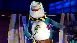 A night shark's green eye. Shark Tale Lenny Fandub Youtube