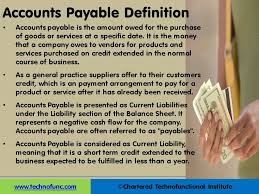 Effective april 1, 2013, bill 54, provincial sales tax act, 2012 provides under section 223 the requirement for the director to give a person who owes an amount under the act notice of the director's intention to enforce payment before taking proceedings for the. Technofunc Accounts Payable Definition