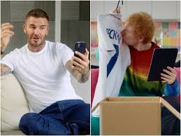 Let's take a minute to feel a teensy bit sorry for david beckham, ed sheeran and brooklyn beckham who had to leave a pub because footy fans decided to taunt them. David Beckham Mocks Ed Sheeran S Football Skills In Tiktok Video The Independent
