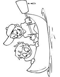 While your child is busy by coloring drawings you can do your errands. Canoe Coloring Page 2 Kids In Canoe Coloring Home