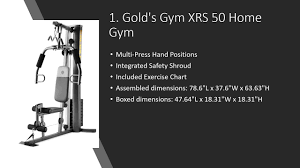 Hand Picked Golds Gym Xrs 50 Exercise Chart 2019