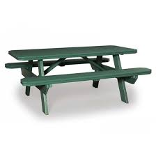 Amish 3x6 Polywood Picnic Table With Benches Picnic Table Bench Table Table