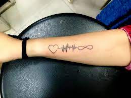 Bright pink sounds accurate for young. Top 35 Cute And Attractive Heartbeat Tattoo Designs
