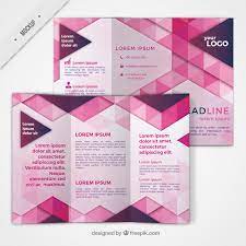 Template Mockup Desain Brosur Siap Edit 3 Desain Brosur Brosur Brosur Lipat Tiga