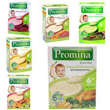 Promina bubur bayi bergizi 6+ milky beras merah 120g. Promina Bubur Bayi 6 Aneka Rasa 120gr Shopee Indonesia