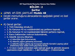 657 Sayili Devlet Memurlari Kanunu Ders Notlari Ppt Indir