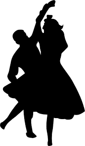 Dancing Couple Fifties Clip Art Vector Clip Art Online Royalty Free Public Domain Couple Silhouette Dancing Clipart Music Silhouette