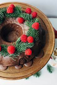 If you are looking for the best cake recipes on the internet you have come to the right place. Chocolate Raspberry Red Wine Wreath Bundt Cake Christmas Cake Decorations Chocolate Raspberry Festive Desserts