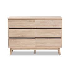 Maybe you would like to learn more about one of these? Miren Mid Century Modern Light Oak And Dark Grey 6 Drawer Dresser