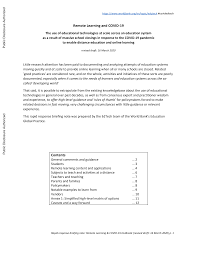 These decisions, though difficult, were made to safeguard our students and staff while ensuring learning continuity. Https Documents Worldbank Org Curated En 266811584657843186 Pdf Rapid Response Briefing Note Remote Learning And Covid 19 Outbreak Pdf