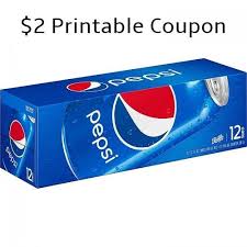 Printable Pepsi Coupon 2 Off A 12 Pack Pepsi Cola Pepsi Soft Drinks