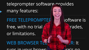When you open ' simple teleprompter ' for the first time, you will see a white screen with a. Free Teleprompter Software Step By Step Instructions Youtube