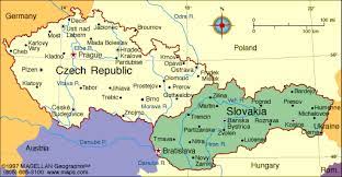 Political and administrative map of slovakia with roads and cities. Czech Republic Slovakia Map Infoplease
