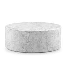 Carrara Marble Drum Coffee Table Ovaldefault Title In 2020 Drum Coffee Table Marble Coffee Table Living Room Marble Coffee Table