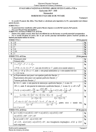 Materia pentru examen este aceasta. Subiectele È™i Baremul De La MatematicÄƒ La Evaluarea NaÈ›ionalÄƒ 2018 ExerciÈ›iile Primite De Elevi Stirileprotv Ro