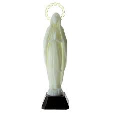 Statua Madonna Di Lourdes Fosforescente 14 Cm Vendita Online Su Holyart