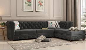 Check spelling or type a new query. Buy Henry L Shape Right Aligned Corner Sofa Velvet Graphite Grey Online In India Wooden Street