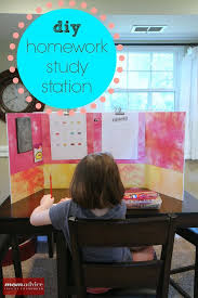 Diy Homework Study Station School Homework Homework Study Station Kids Homework Station