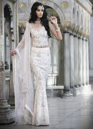 Beautiful Silk White And Silver Bridal Lengha Indian Wedding Gowns Wedding Dress Fabrics Indian Bridal