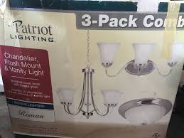 Patriot Lighting Chandelier Flushmount Vanity Light Hugo Moving Sale Dyson Guitars Helmets Sporting Fitness Lawn Equip Artwork Swords More K Bid