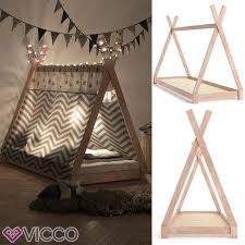 Vitalispa Kinderbett Tipi Kinderhaus Indianer Zelt Kinder Bett Holz Haus Mass Decorar Habitacion Ninos Diseno De Habitacion De Ninos Decoracion Habitacion Nino