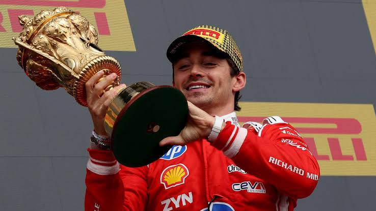 British Grand Prix result: Charles Leclerc wins dramatic race from George  Russell and Lewis Hamilton - BBC Sport