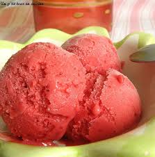Recette De Glace A La Fraise Avec Sorbetiere La Recette Facile Recette Recette Glace Sorbet A La Fraise Glace A La Fraise