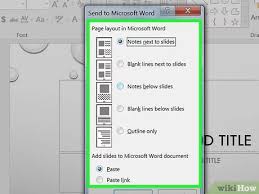 How To Convert Powerpoint To Word With Pictures Wikihow
