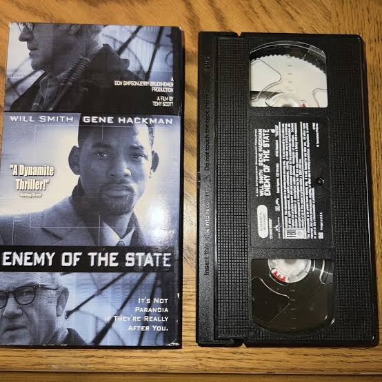 Enemy of the State (VHS Tape)-Will Smith-Gene Hackman- 786936091526| eBay