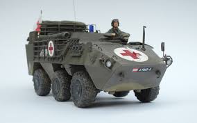 The pandur armored personnel carrier was developed to fullfil a wide variety of combat roles, with all variants sharing the same automotive components. Sanitatspanzer Pandur Verschiedene Hersteller 1 35 Von Stefan Nadler