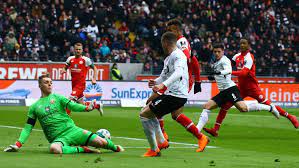 The match is a part of the bundesliga. Bundesliga Eintracht Frankfurt 1 Fsv Mainz 05 Bundesliga 27 Spieltag Spielbericht