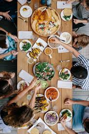 Family Style Meal Pass The Dish Around Table Food Family Dinner Supper Club