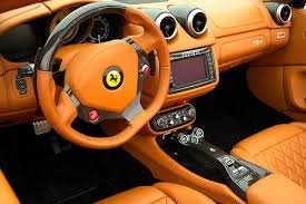 Ferrari Interior Orange Car Orange Ferrari Luxury Car Interior