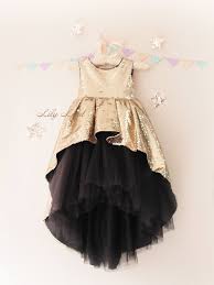 Gold Sequin Girl Dress Gold Black Sequin Dress With Train Etsy Baby Tutu Dresses Tutu Dress Toddler Birthday Girl Dress