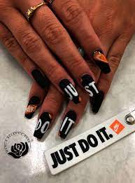 Home Blend Of Bites Nike Nails Powder Nails Dip Powder Nails