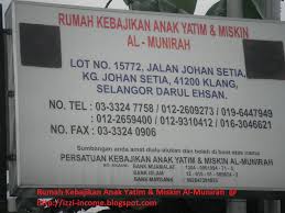 Berkongsi Cerita Rasa Rumah Kebajikan Anak Anak Yatim Miskin Al Munirah