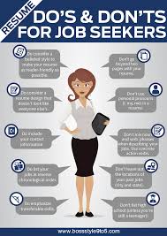In the 15 seconds (if you're lucky) a recruiter will peruse it, you can jump to the top of the pile. Resume Do S Don Ts Tips From Bossstyle9to5 Com Public Relations Job Seeker Job Interview Tips