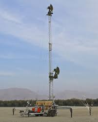Us Tower S Rmtu656mdplgo Lattice Mobile Tower Unit Deployed With Hunter Sensor Package