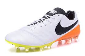 Nike Tiempo Legend Vi Fg 2018 World Cup White Black Yellow Orange Fashion Shoes Sneakers Black N Yellow Nike Shox