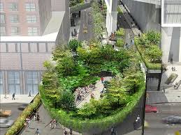 Immersive Green Bowl Proposed For The High Line S Final Phase High Line New York High Line Green Bowl