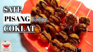 Resep dadar gulung pisang coklat, camilan praktis di akhir pekan. Resep Sate Pisang Krispy Youtube