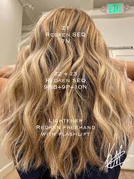 Honey Blonde Balayage Formula Redken Shades Eq Redken Hair Color Honey Blonde Hair Redken Hair Products