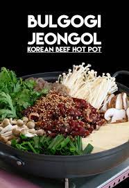 Korean Beef Hot Pot Bulgogi Jeongol Recipe Video Seonkyoung Longest Recipe Hot Pot Recipe Bulgogi Bulgogi Recipe