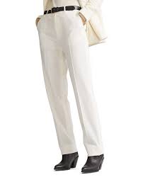 Choisir un pantalon habillé tendance. Pantalon Habille Blanc Femme Polo Ralph Lauren Mode El Corte Ingles