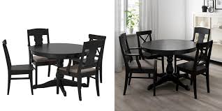 Dining table and chairs set of 4, 80cm solid wooden round table with metal legs and 4 white chairs, dining room furniture set for home, office, kitchen, balcony furniturebox uk novara chrome metal round glass dining table and 4 modern lorenzo dining chairs (dining table only). Top 15 Best Dining Table And Chair Sets Two 4 6 And 8 Seaters