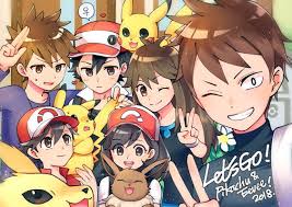 Let S Go Pikachu Let S Go Eevee Characters By Chen On Pixiv Pokemon Characters Pokemon Red Pokemon Blue