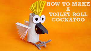 Roll the toilet paper roll in the bird seed. How To Make A Toilet Roll Cockatoo Youtube