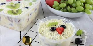 Tambahkan keju parut (opsional sesuai dengan selera). Resep Salad Buah Tanpa Mayonaise Rasanya Tetap Nikmat Dream Co Id