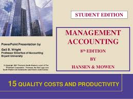 Solution manual managerial accounting hansen mowen 8th editions ch 18 free download as pdf file pdf text file txt or read online for free. Akuntansi Manajemen Edisi 8 Oleh Hansen Mowen Bab 15